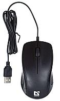 Мышь компьютерная Defender Optimum MB-160 USB, проводная, черная