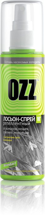 OZZ 10 Лосьон-спрей репеллентный 100мл