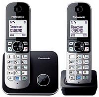 Телефон KX-TG6812RU Panasonic беспроводной (с дополнительной трубкой) черный