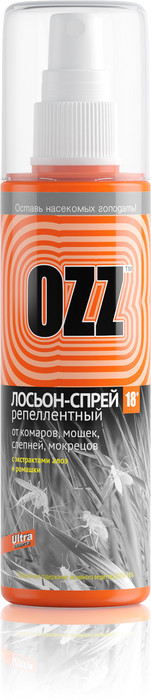 OZZ 18 Лосьон-спрей репеллентный 100мл