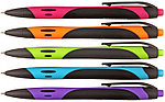 Ручка шариковая автоматическая Berlingo ColorZone корпус ассорти, стержень синий (в пакете с европодвесом)