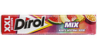 Жевательная резинка Dirol Fruit MIX XXL без сахара 19 г, ассорти фруктовых вкусов