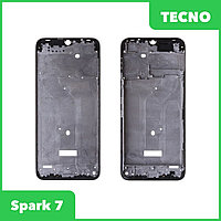 Рамка дисплея Tecno Spark 7 (черная)