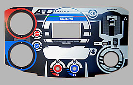 TopAuto SP700 Наклейка панели управления