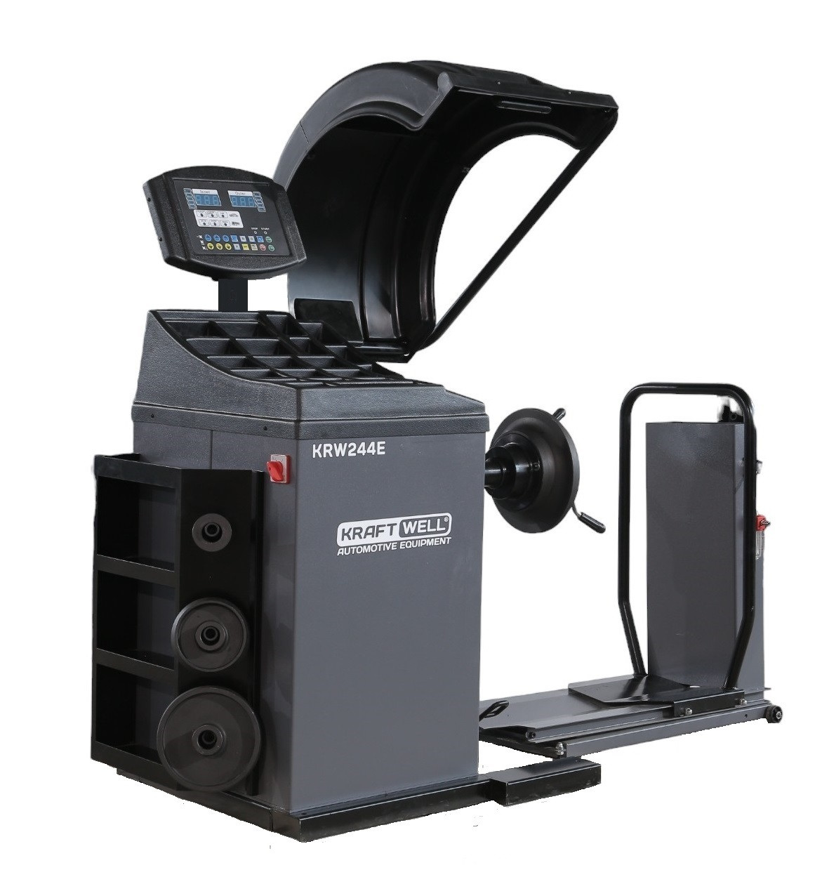 KraftWell KRW244E/380 Балансировочный станок для грузовых автомобилей с ручным вводом параметров