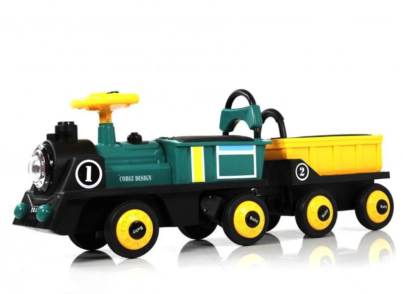 Детский электромобиль RiverToys K008AM зеленый