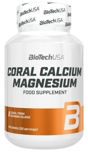 Витамины Coral calcium magnesium, Biotech USA - фото 1 - id-p222636464