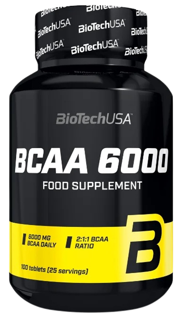 БЦАА BCAA 6000, Biotech USA - фото 1 - id-p222636480