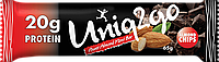 Батончик Uniq2go Power Almond MAXİ bar, 65 г, миндальные чипсы с дополнительным белком