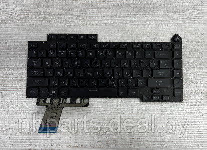 Клавиатура для ноутбука ASUS ROG Strix G15 G513, чёрная, с RGB подсветкой, RU - фото 1 - id-p222715569