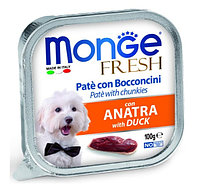 Паштет для собак Monge Fresh Dog Adult (утка) 100 гр