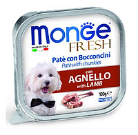 Паштет для собак Monge Fresh Dog Adult (ягненок) 100 гр