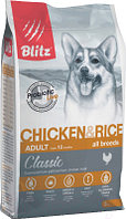 Сухой корм для собак Blitz Pets Classic Adult Chicken & Rice / 4152