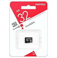 Карта памяти MicroSD 32GB - SmartBuy, класс 10, скорость: 30/20 Mb/s