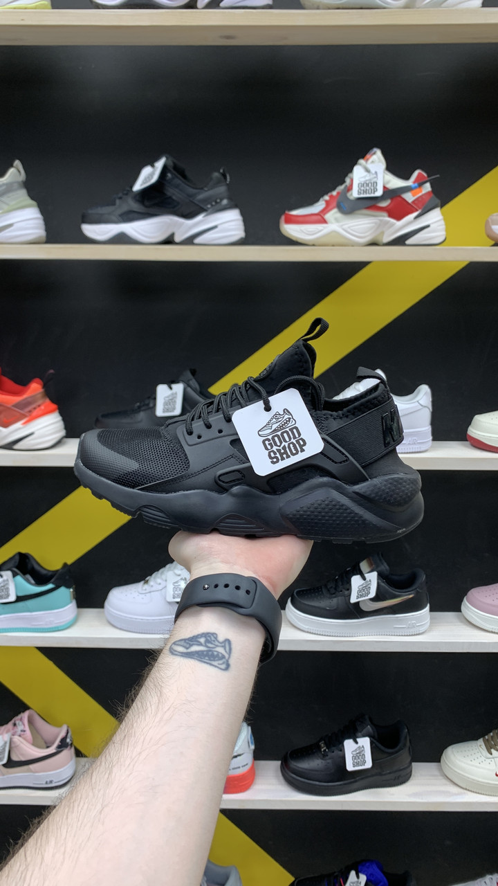Кроссовки Nike Air Huarache All Black - фото 1 - id-p99278605