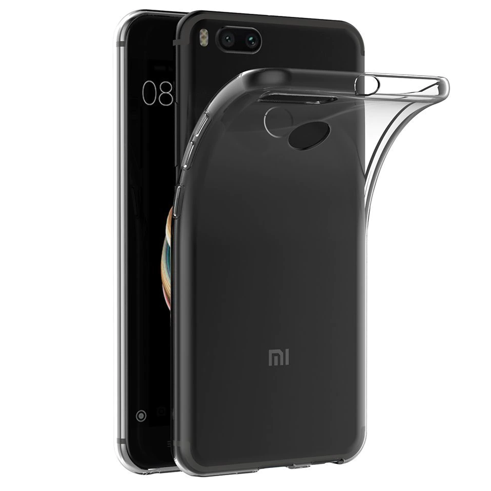 Чехол-накладка для Xiaomi Mi A1 / Mi 5X (силикон) прозрачный - фото 2 - id-p68671433