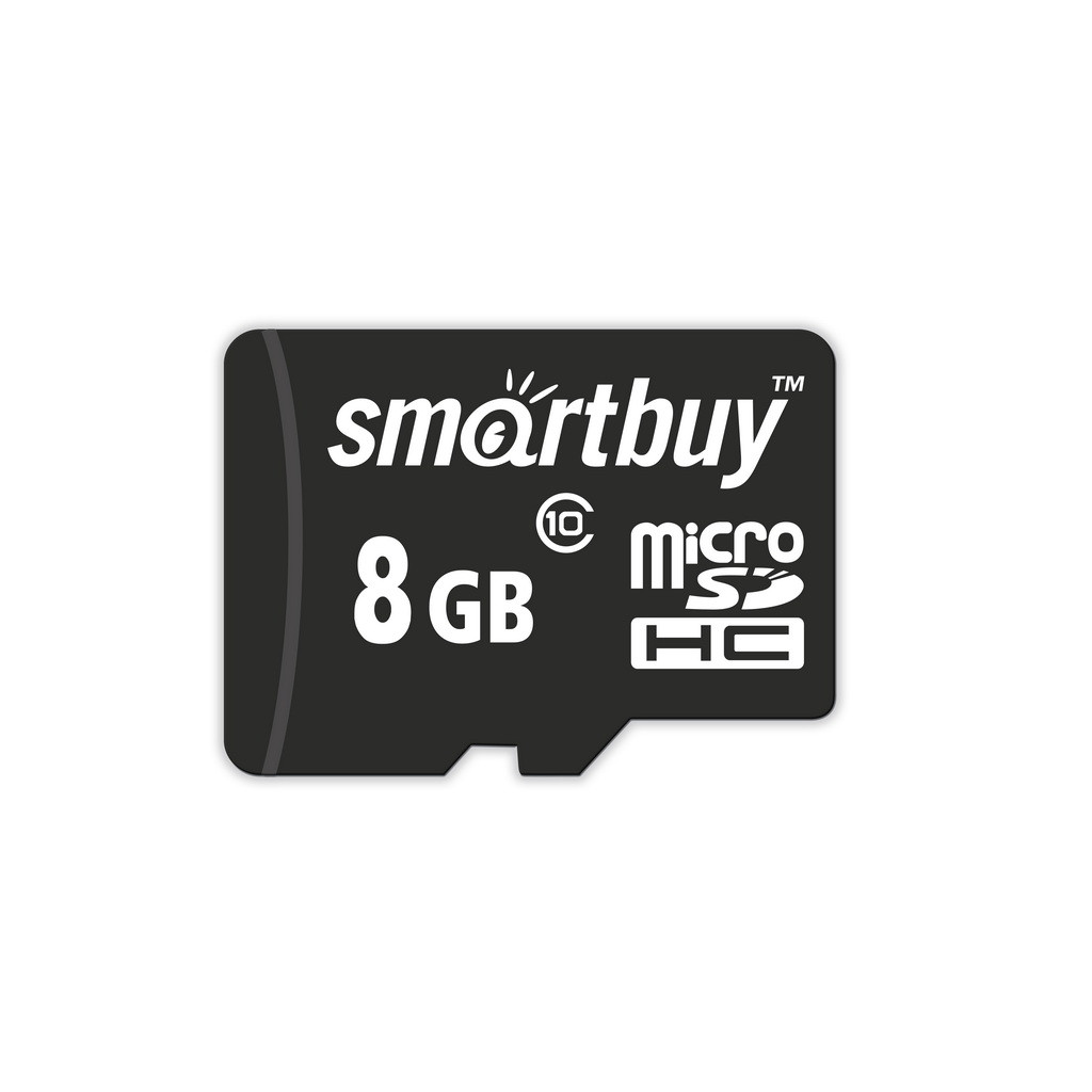 Карта памяти MicroSD 8GB - SmartBuy, класс 10, скорость: 23/17 Mb/s + адаптер - фото 2 - id-p3257302