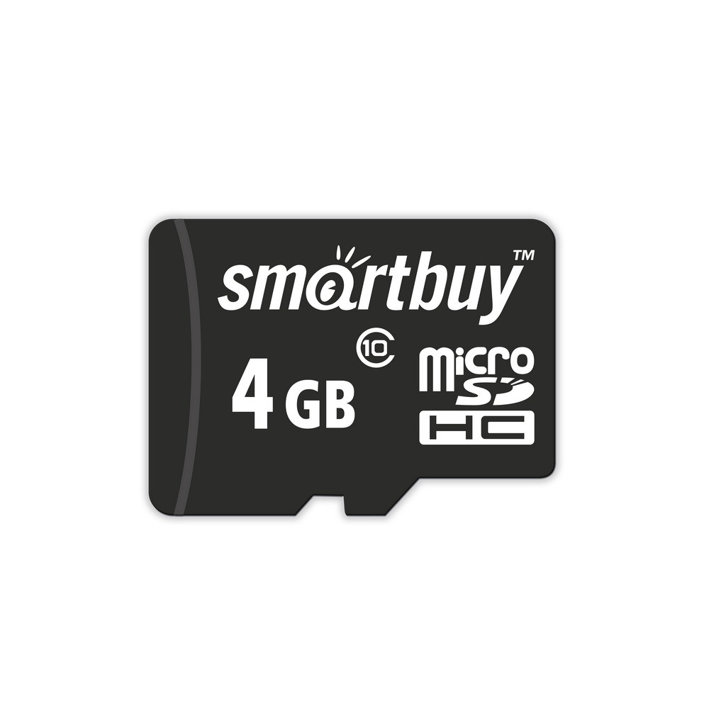 Карта памяти MicroSD 4GB - SmartBuy, класс 10, скорость: 25/14 Mb/s + адаптер - фото 2 - id-p3257321