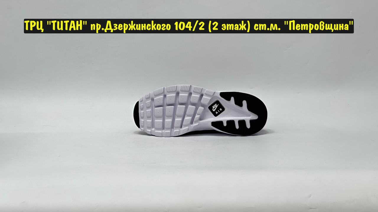 Кроссовки Nike Air Huarache Black White - фото 4 - id-p157162508