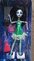 Кукла монстр хай Monster High кошка на шарнирах с аксессуарами 1853-2