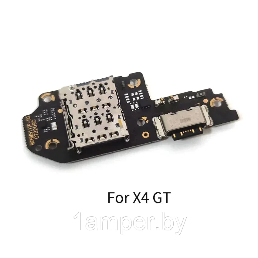 Плата нижняя Original с разъемом зарядного, микрофоном Xiaomi POCO X4 GT