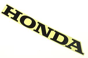 Наклейка надпись HONDA на колпак лодочного мотора Honda BF10.15.20  87132-ZV4-G00, фото 2