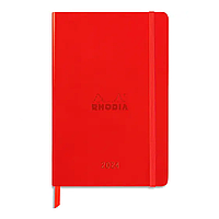 Ежедневник датированный "Rhodiatime", A5, 160 страниц, линованный, красный