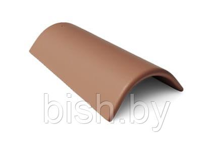 Минеральная черепица Braas Франкфурт Коньковая (коричневый)