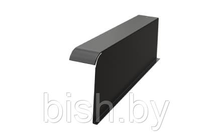 Металлочерепица Braas Боковая облегчённая правая (черный)