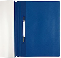 Папка-скоросшиватель пластиковая А4 Brauberg Standard толщина пластика 0,18 мм, синяя