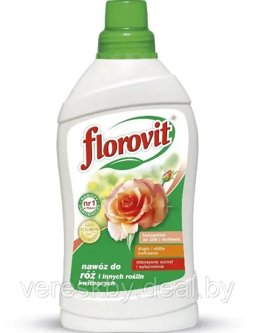 Удобрение "Флоровит" для роз и др.цветущ. жидкое 1 кг - фото 1 - id-p195498430