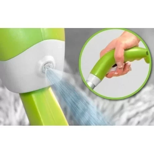 Швабра с распылителем и насадка из микрофибры Spray mop / Спрей моп (Зелёный) - фото 2 - id-p172284493