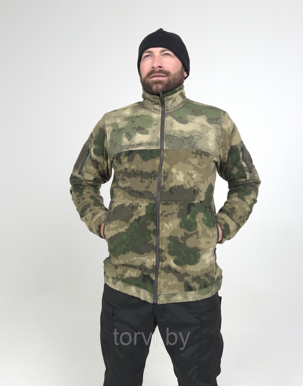 Байка DEFENDR-2 Bay из флиса с отделкой, р 2XL мох