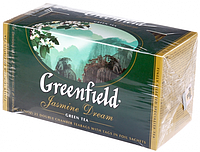 Чай Greenfield пакетированный 50 г, 25 пакетиков, Jasmine Dream, чай зеленый с ароматом жасмина