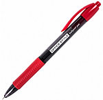 Ручка шариковая автоматическая Brauberg Office Style корпус тонированный, стержень красный