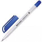 Ручка шариковая Brauberg Olive Pen корпус прозрачный, стержень синий