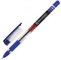 Ручка шариковая Brauberg Trait корпус прозрачный, стержень синий