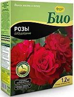 Удобрение сухое Фаско БИО Розы и Цветущие многолетники гранулированное коробка 1,2 кг