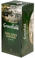 Чай Greenfield пакетированный 50 г., 25 пакетиков, Earl Grey Fantasy, чёрный чай с добавками