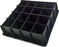 Ящик для рассады складной пластик(комплект:ящик+10 перегородок)