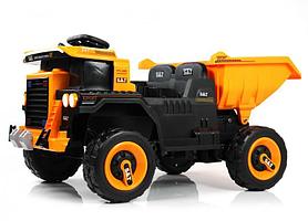 Детский электромобиль RiverToys K555PХ оранжевый