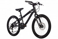 Велосипед NOVATRACK 20 quot;, PRIME алюм. 10, черный, TY21/TS-38/SG-6S, D-brake (20AH6D.PRIME.BK23)