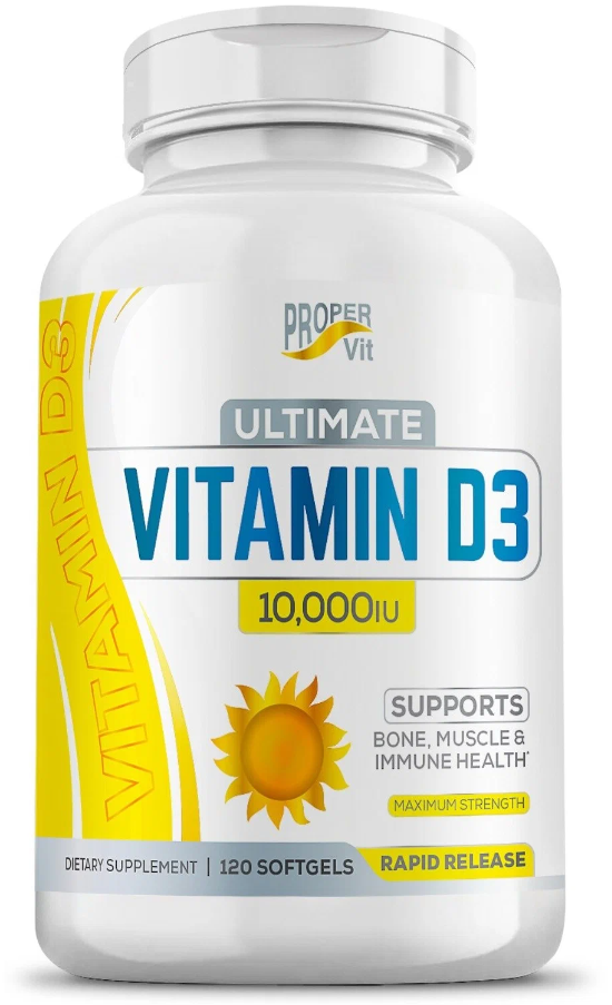 Витамин D3 10000 IU, Proper Vit - фото 1 - id-p222636532