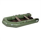 Лодка моторная килевая Румб 340 ЖС зеленый, фото 8