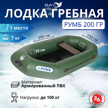 Лодка гребная Румб 200 ГР
