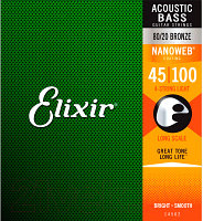 Струны для акустической гитары Elixir Strings 14502 45-100