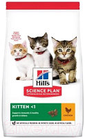 Сухой корм для кошек Hill's Science Plan Kitten Chicken / 604049
