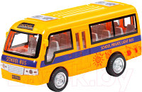 Автобус игрушечный Полесье Школьный инерционный со звуком и светом / 78971