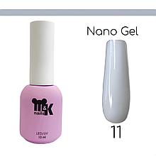 M&K  Гель NANO жидкий гель с кистью  для укрепления #11 15мл