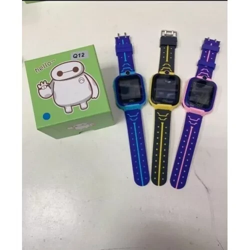 Умные детские часы с Wi-Fi и GPS Q12 (Синий-голубой) - фото 8 - id-p172822377